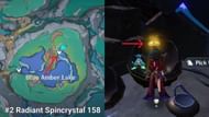 Radiant Spincrystal in Blue Amber Lake #158 (Image via HoYoverse)
